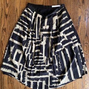 Hunter Green New York Silk Skirt